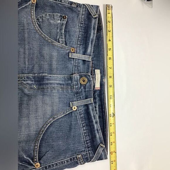 Levi’s Y2K Blue Denim Jean Maxi Skirt Size 9 - Picture 13 of 16